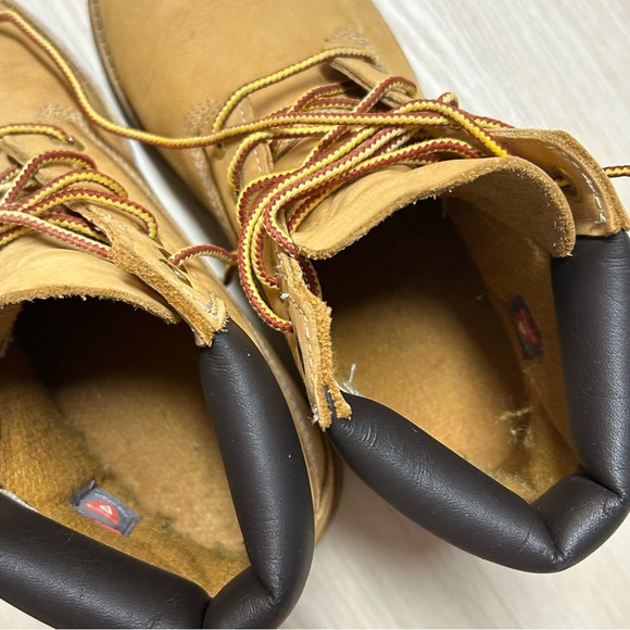 Timberland Boots‎ Size 3 Youth Boys 6 inch  Primaloft Waterproof Wheat Nubuck - Picture 9 of 10